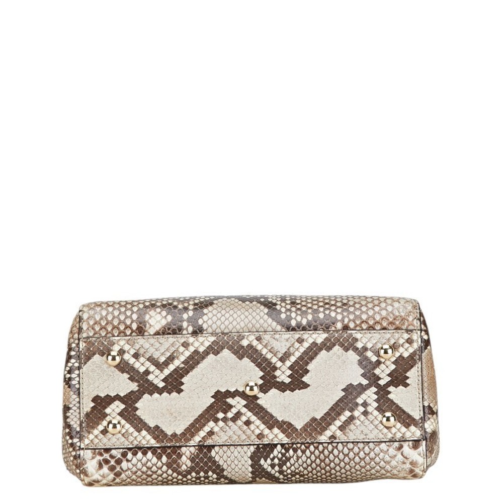 Gucci Soho Python Embossed Leather Handbag Should… - image 3